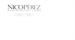 Desktop Screenshot of nicolasperezphotography.com